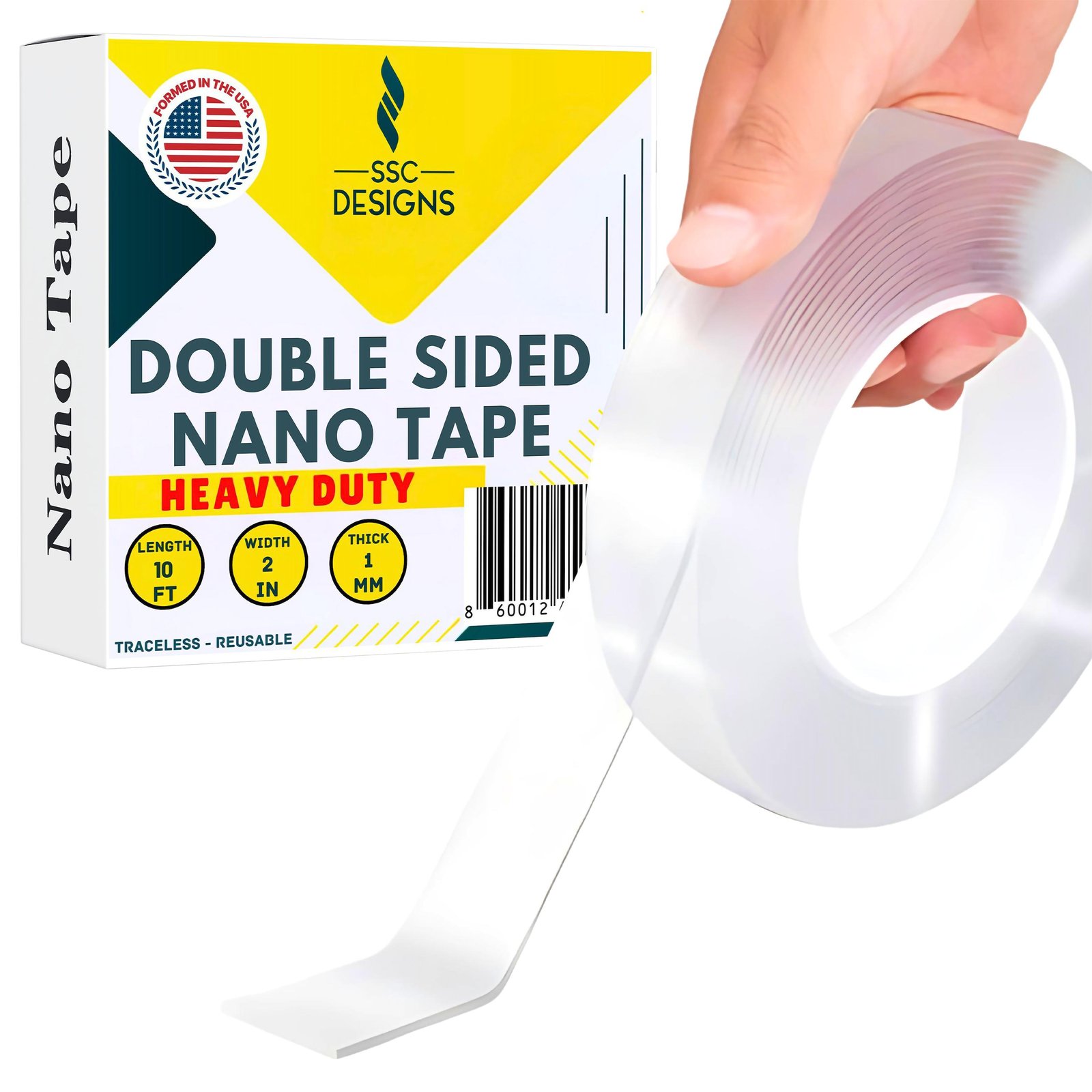 Double Sided Tape Heavy Duty Mounting Strips - 10 Feet